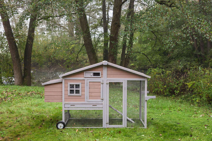 KERBL Räder-Nachrüstset für Hühnerstall Bonny